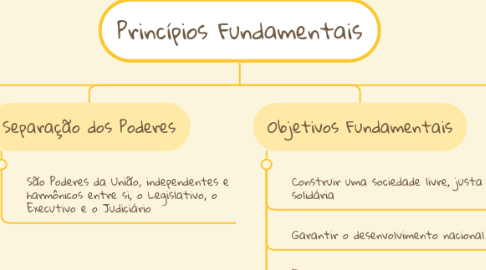 Mind Map: Princípios Fundamentais