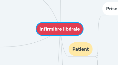 Mind Map: Infirmière libérale