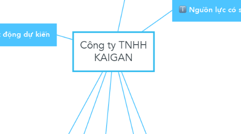 Mind Map: Công ty TNHH KAIGAN