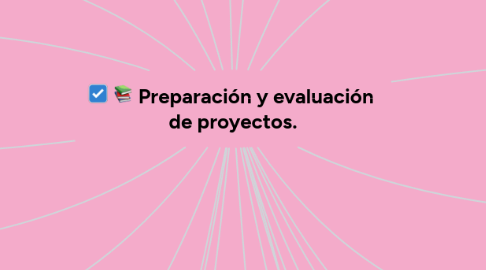 Mind Map: Preparación y evaluación de proyectos.