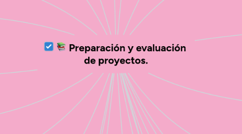 Mind Map: Preparación y evaluación  de proyectos.