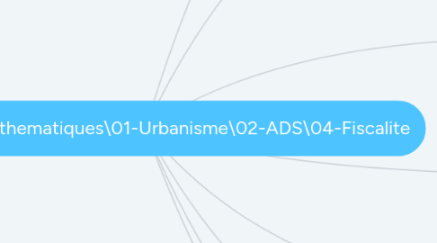 Mind Map: Y:\1-Dossiers_thematiques\01-Urbanisme\02-ADS\04-Fiscalite