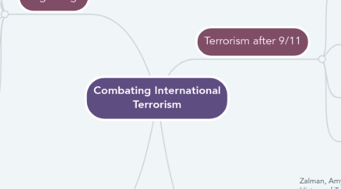 Mind Map: Combating International Terrorism