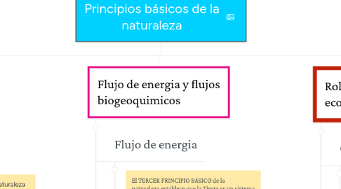 Mind Map: Principios básicos de la naturaleza