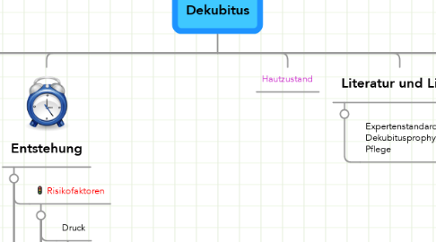 Mind Map: Dekubitus