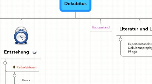 Mind Map: Dekubitus