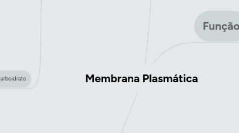 Mind Map: Membrana Plasmática