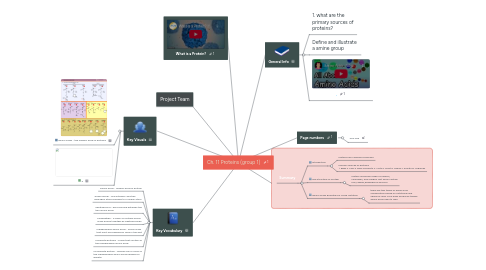 Mind Map: Ch. 11 Proteins (group 1)