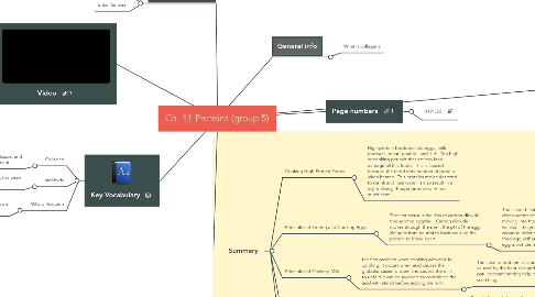 Mind Map: Ch. 11 Proteins (group 5)