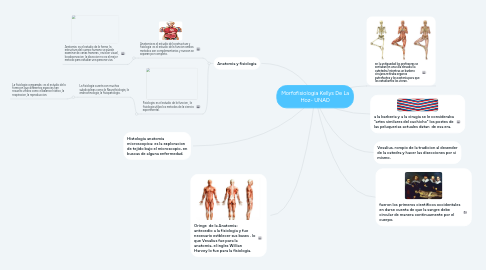 Mind Map: Morfofisiologia Kellys De La Hoz- UNAD