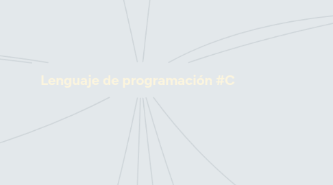 Mind Map: Lenguaje de programación #C