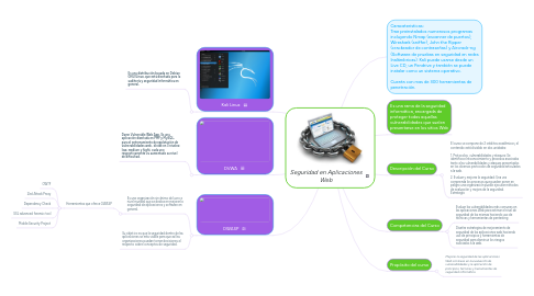 Mind Map: Seguridad en Aplicaciones Web