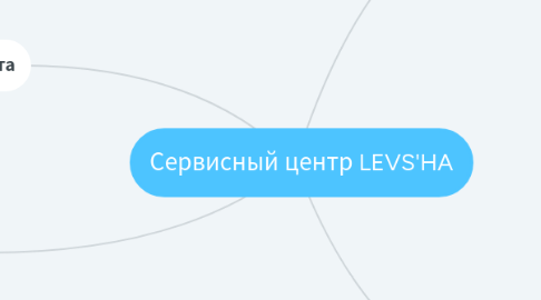 Mind Map: Сервисный центр LEVS'HA