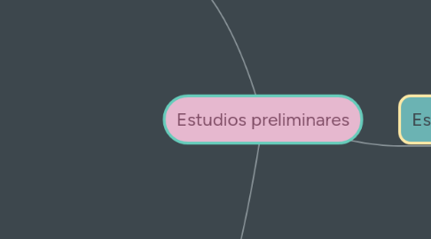 Mind Map: Estudios preliminares