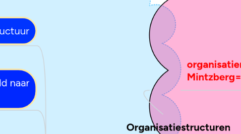 Mind Map: Organisatiestructuren