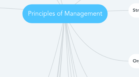 Mind Map: Principles of Management