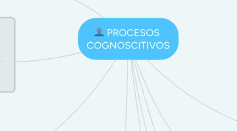 Mind Map: PROCESOS COGNOSCITIVOS