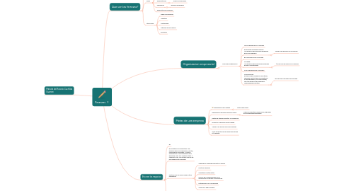 Mind Map: Finanzas