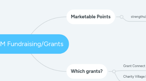 Mind Map: SMSM Fundraising/Grants