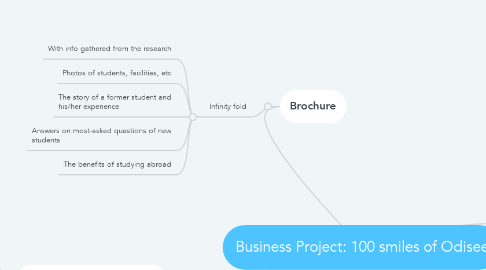 Mind Map: Business Project: 100 smiles of Odisee