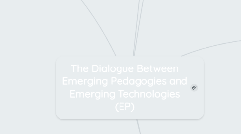 Mind Map: The Dialogue Between Emerging Pedagogies and Emerging Technologies (EP)
