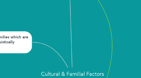 Mind Map: Cultural & Familial Factors in Special Education