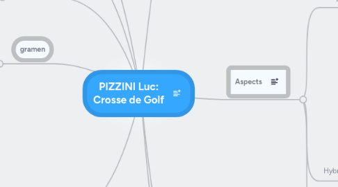 Mind Map: PIZZINI Luc: Crosse de Golf