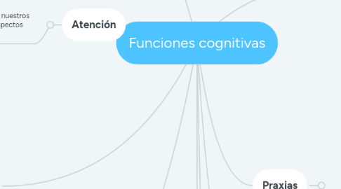 Mind Map: Funciones cognitivas