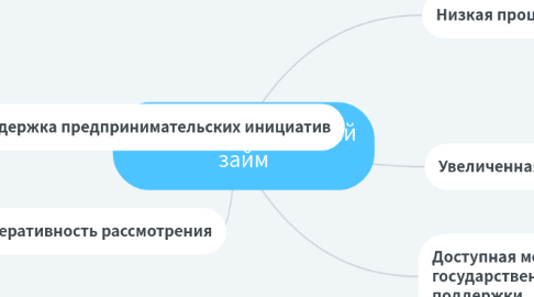 Mind Map: Микрофинансовый займ