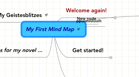 Mind Map: My First Mind Map