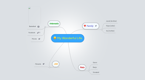 Mind Map: My Wonderful Life