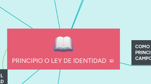 Mind Map: PRINCIPIO O LEY DE IDENTIDAD