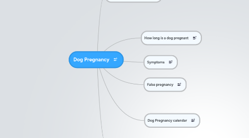 Mind Map: Dog Pregnancy