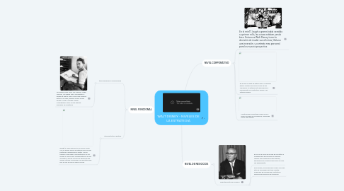 Mind Map: WALT DISNEY - NIVELES DE LA ESTRATEGIA