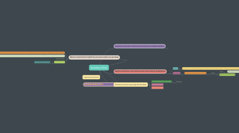 Mind Map: Aristóteles y Platón