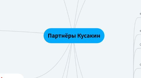 Mind Map: Партнёры Кусакин