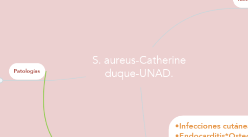 Mind Map: S. aureus-Catherine duque-UNAD.