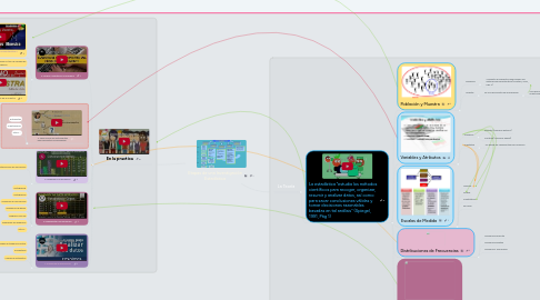 Mind Map: Etapas de una Investigación Estadística