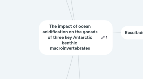 Mind Map: The impact of ocean acidification on the gonads of three key Antarctic benthic macroinvertebrates