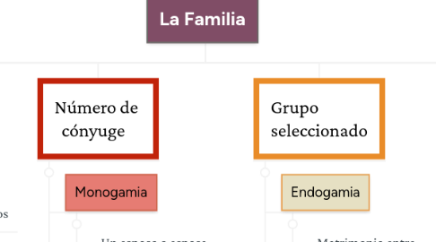 Mind Map: La Familia