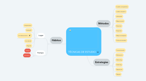 Mind Map: TÉCNICAS DE ESTUDIO