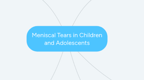 Mind Map: Meniscal Tears in Children and Adolescents