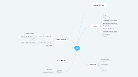 Mind Map: ERP