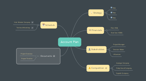 Mind Map: Account Plan