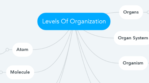 Mind Map: Levels Of Organization