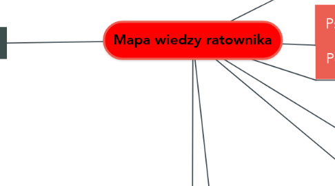 Mind Map: Mapa wiedzy ratownika