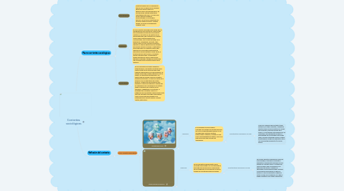 Mind Map: Corrientes sociológicas