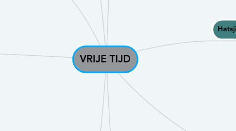 Mind Map: VRIJE TIJD