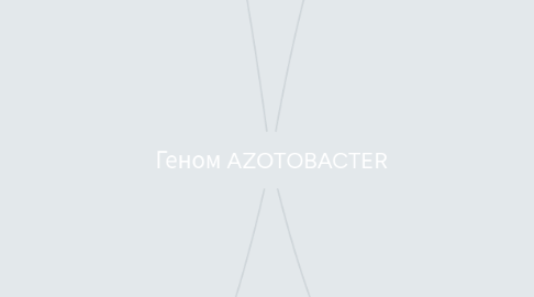 Mind Map: Геном AZOTOBACTER