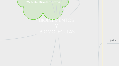 Mind Map: BIOELEMENTOS  Y  BIOMOLECULAS